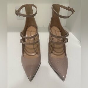 Tamara Mellon Patent Leather Nude Pump- Size 38